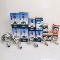 14 Philips Lampadine Cupola Argentata Incandescenz