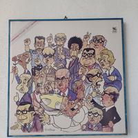 Quadro  ceramica R. Ginori Forattini  Tangentopoli