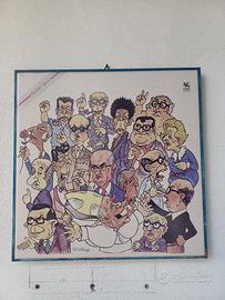 Quadro  ceramica R. Ginori Forattini  Tangentopoli