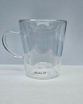 Tazze termica in vetro tipo pyrex (coppia)