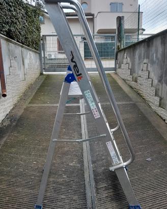 scala in alluminio svelt con passamano 