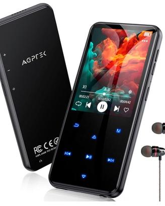 AGPTEK Lettore MP3 Bluetooth 5.3, Lettore Musicale