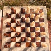 Scacchiera alabastro