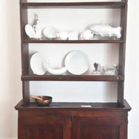 Credenza doppio corpo con ante e ripiani '800