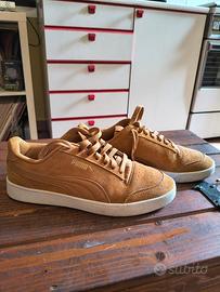 PUMA sneakers, scarpe nuove beige cammello n42