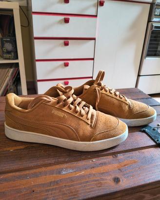 PUMA sneakers, scarpe nuove beige cammello n42