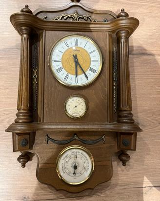 Orologio da parete con barometro Astra