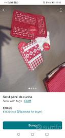 set cucina 4 pezzi Croff