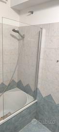 Porta doccia per vasca da bagno vetro temperato 