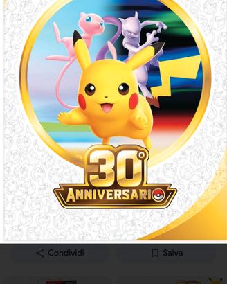  30 Anniversario  pokemon 