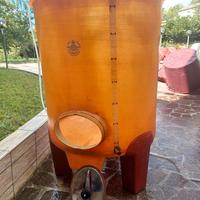 tino botte vino vetro resina  15 quintali