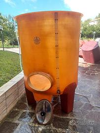 tino botte vino vetro resina  15 quintali