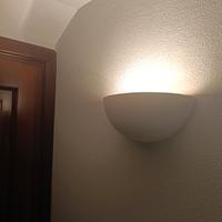 Applique faretto lampada a parete  verniciabile
