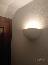 Applique faretto lampada a parete  verniciabile