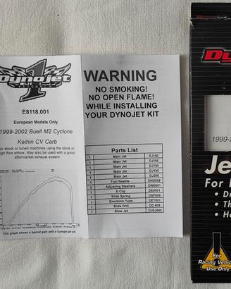 Kit Dynojet 8118 per BUELL M2 Cyclone