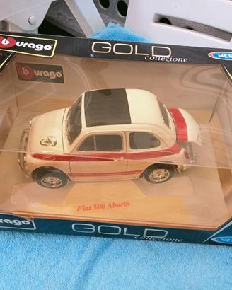 Fiat 500 Abarth Burago scala 1/18