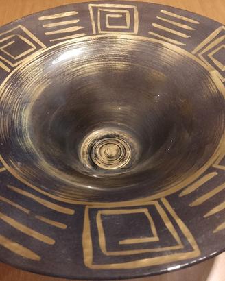 Vaso nero oro
