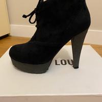 Stivaletti neri camoscio Bibi Lou originali tg 38