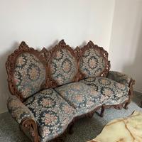 Divano + poltrone stile antico