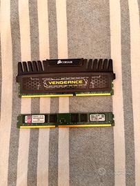 Kit RAM 16GB DDR3 (2×8GB) – Corsair + Kingston