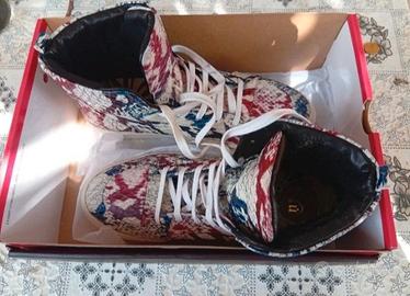 Sneakers High-Top YOVI - Stampa Coccodrillo 