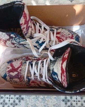 Sneakers High-Top YOVI - Stampa Coccodrillo 