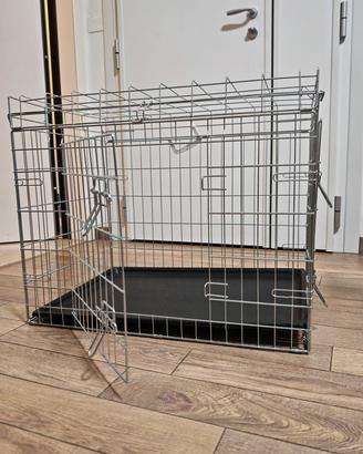 kennel pieghevole in metallo
