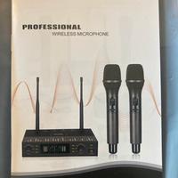 Sistema professionale microfoni wi fi