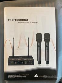 Sistema professionale microfoni wi fi