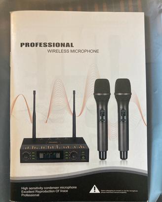 Sistema professionale microfoni wi fi