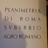 PLANIMETRIA DI ROMA SUBURBIO AGRO ROMANO
