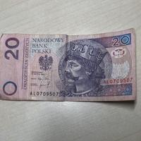 Moneta Polonia 20 ZLOTYCH del 1994 