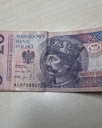 Moneta Polonia 20 ZLOTYCH del 1994 