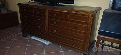 Cassettiera in legno