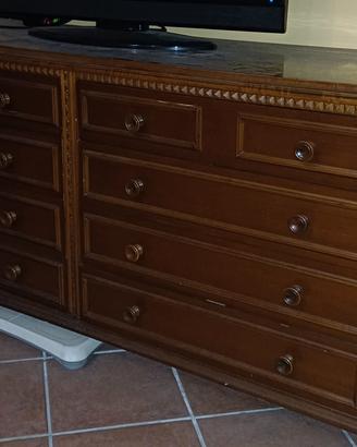 Cassettiera in legno