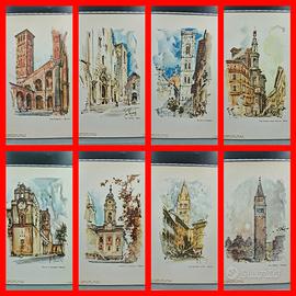 stampe acquerello 1967 Aldo Raimondi 20.5x29.5 cm