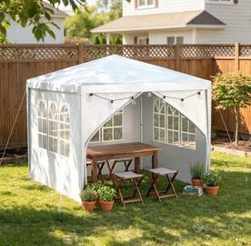 Gazebo 3 MT x 3 MT  con pannello laterali