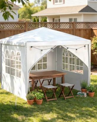 Gazebo 3 MT x 3 MT  con pannello laterali