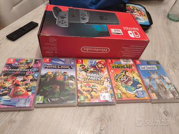 Nintendo Switch1 modello V2 con giochi originali