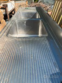 Doppio lavallo acciaio inox