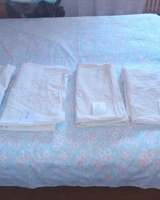 TELI-LENZUOLA  VINTAGE IN CANAPA