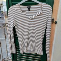 Maglietta H&M a righe - taglia XS