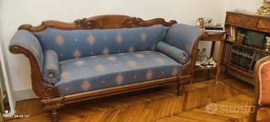 Divano Carlo X perfetto imbottitura e rivestimento