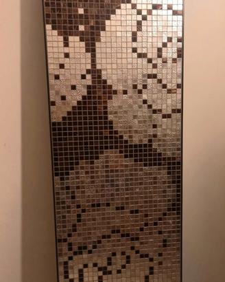 Pannello mosaico Bisazza “Winter Flowers Oro Nero”