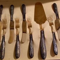 Servizio dolci in argento