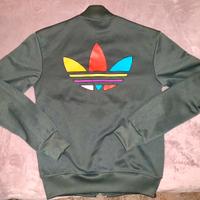 Felpa xxs adidas pharrell williams verde scuro