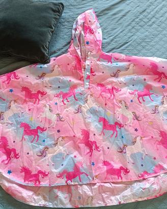 Keeway impermeabile poncho bambino e bambina  6-10