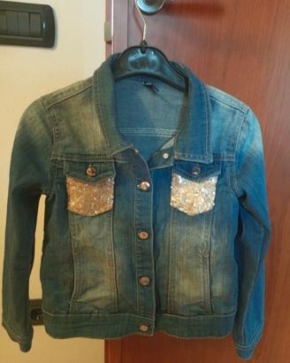 giubbino jeans 5/6 anni
