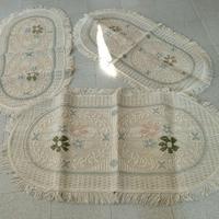 SET TAPPETI DA CAMERA OVALI VINTAGE