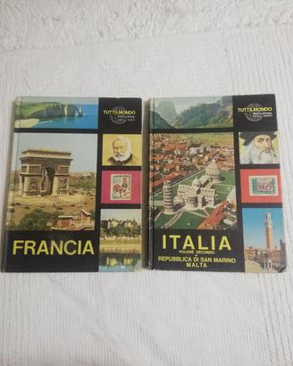 2 Libri Enciclopedia Vintage Tuttilmondo Aristea 